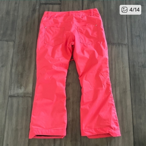Ride Snowboards Coral Pink Ski and Snowboard Pants - Size Large - Picture 4 of 14